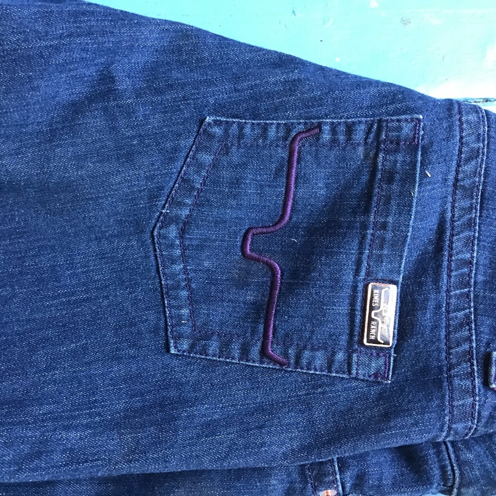 KIMES Western Bootcut Jeans